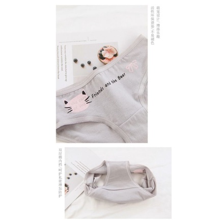 [CHE TÊN 100%] Quần Chíp Người Tuyết LA22 Quần Lót Nữ Cute Chất Cotton Quảng Châu Cao Cấp Xịn Đẹp La.an Store | BigBuy360 - bigbuy360.vn