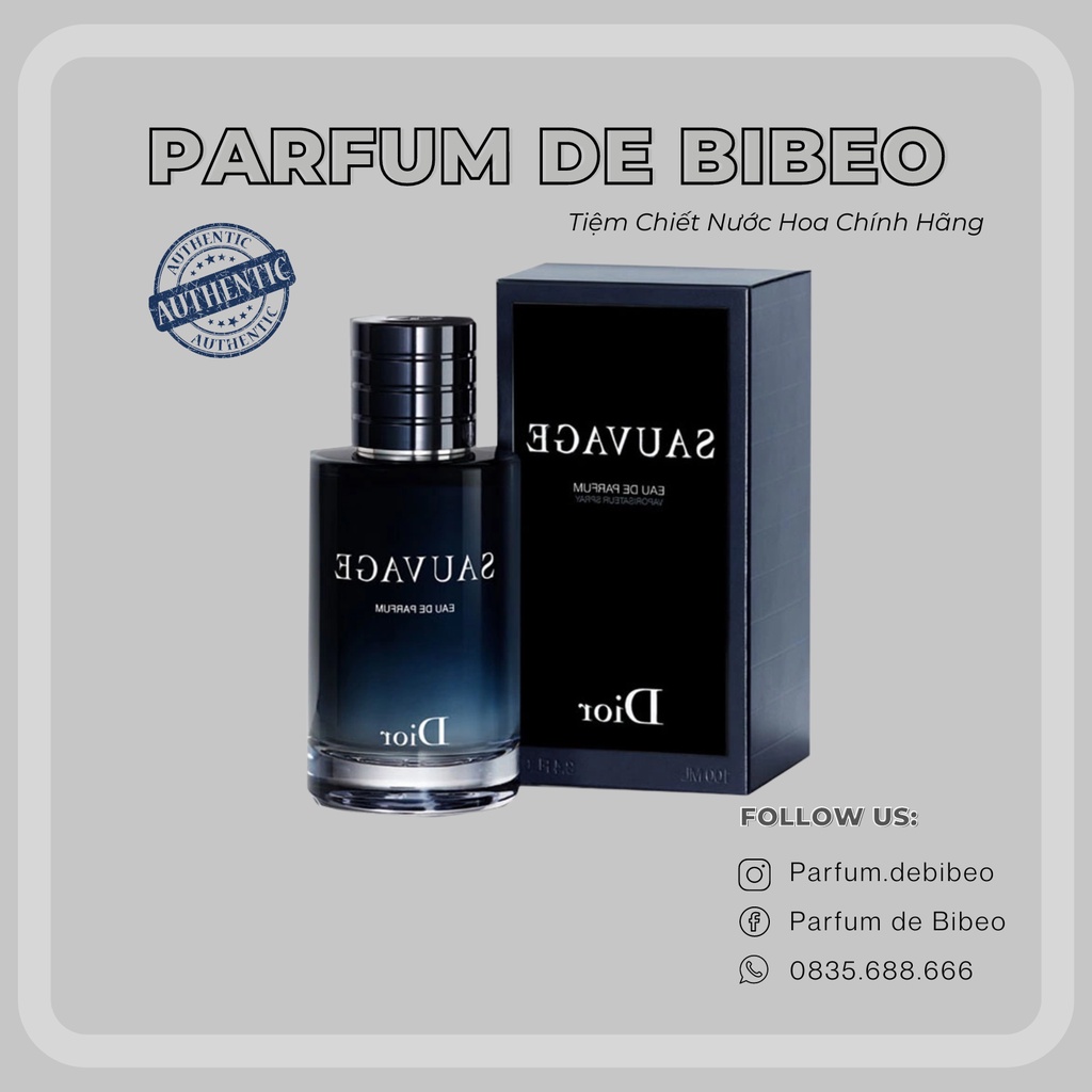 Parfum de Bibeo - Nước hoa thử Sauvage EDP