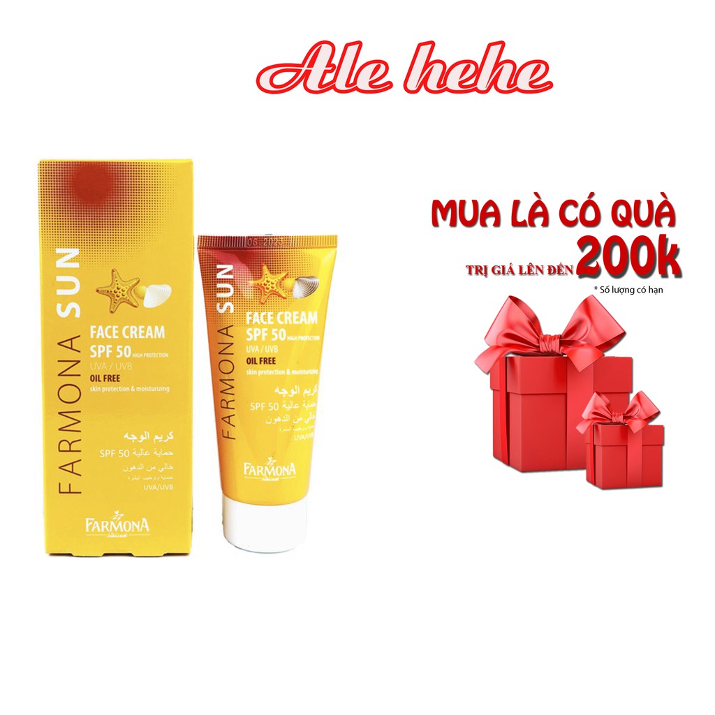 Kem Chống Nắng Kiểm Soát Dầu Farmona Sun Care Oil Free Sun Protection Tinted Cream 50ml