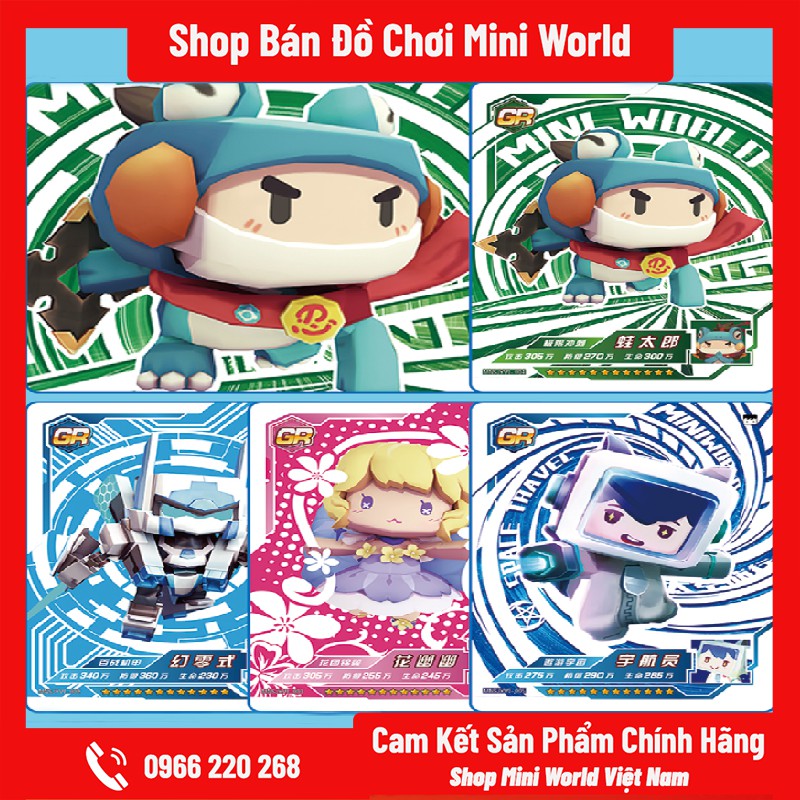 Bộ Sưu Tập Thẻ Bài Mini World SS5 [Trọn Bộ Gồm 30 Gói, 150 Thẻ Bài]