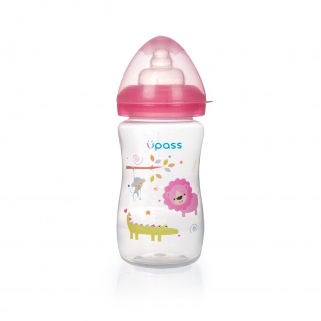 [ Mẫu mới] Bình sữa cổ rộng Upass( 260ml)