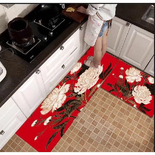 Bộ thảm chân nhà bếp hình 3d ( giao mẫu ngẫu nhiên )
