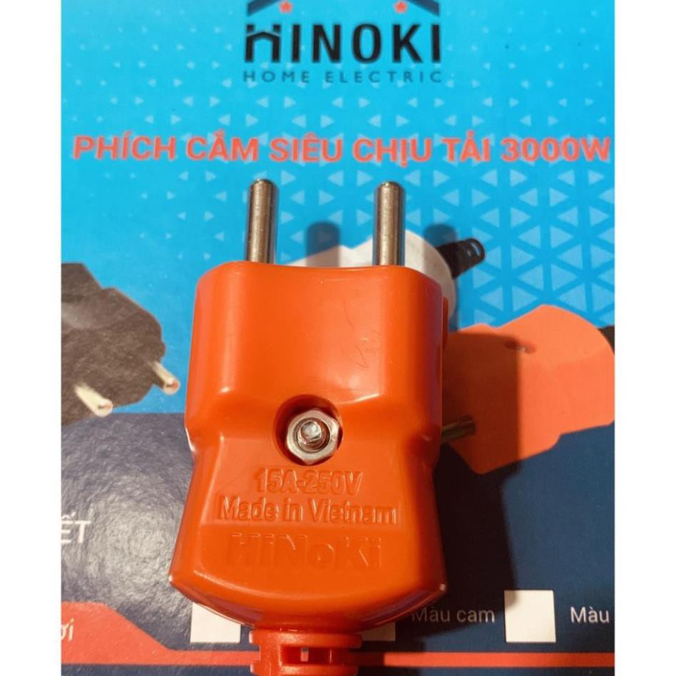 Phích cắm chịu tải màu cam HiNoKI, Phích cắm siêu chịu tải công nghiệp 3000W