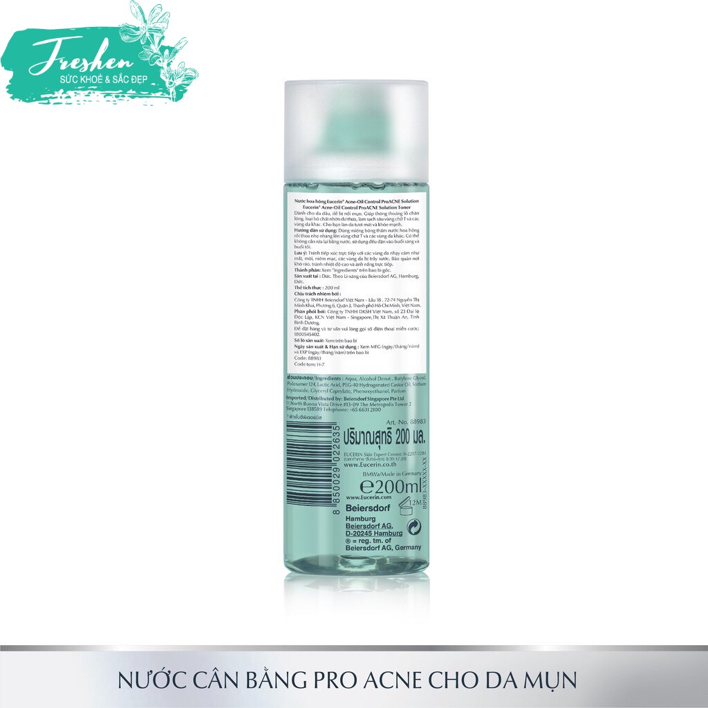 ✅ (CHÍNH HÃNG) Nước cân bằng dành cho da mụn 200ml