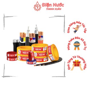 Dây Điện  Đôi Trần Phú 2x0,75; 2x1; 2x1,5; 2x2,5; 2x4; 2x6, Dễ Dàng Lắp Đặt, Độ Bền Cao 9050