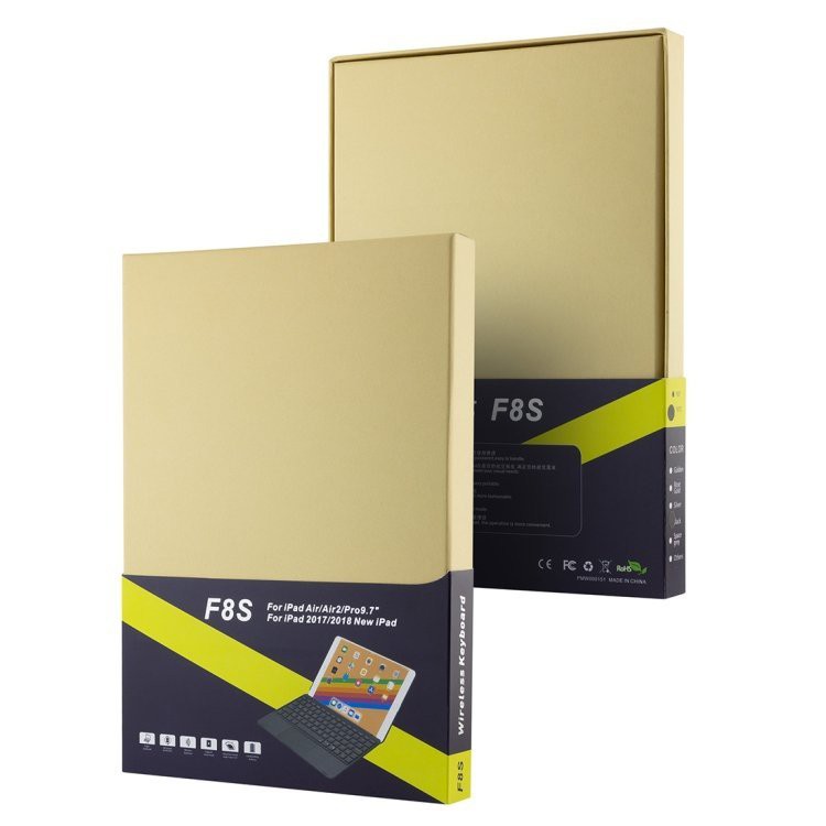 Bàn phím bluetooth cho ipad air/ iPad 2017/ Ipad 2018 - 7 màu đèn cho bàn phím - có chuột touchpad | BigBuy360 - bigbuy360.vn