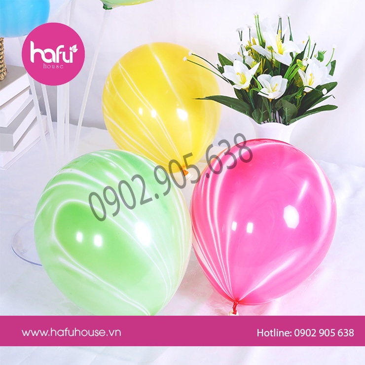 BONG BÓNG LOANG MÀU TRANG TRÍ SINH NHẬT, ĐÁM CƯỚI, DECOR, TRANG TRÍ CỔNG, LỐI ĐI M4 HAFU HOUSE