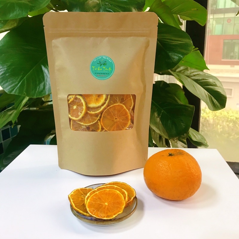 Cam sấy tự nhiên - Dùng pha trà giải khát, đồ uống - túi zít 100g