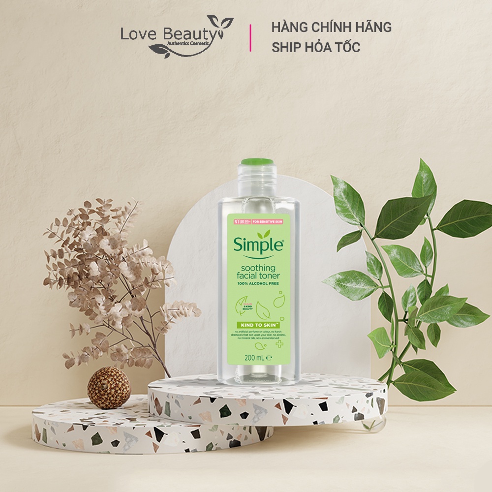 Nước hoa hồng Toner Simple Chính Hãng