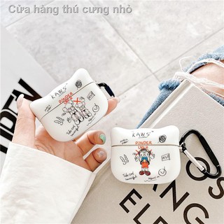 Vỏ hộp đựng tai nghe airpods caseốp airpod ❀▤Applicable airpods protective sleeve tide airpodspro soft shell Apple bluetooth headset pro silicone airpod personality aipods second and third generation ipods wireless ipod creative 2/3 astronauts