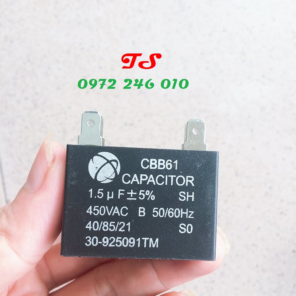 Tụ quạt - Capa điều hòa  Capa cho quạt - máy bơm - quạt điều hòa