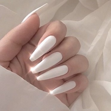 Set 24 Móng Tay Giả Sáng Bóng Phong Cách Âu Mỹ móng giả dài móng giả