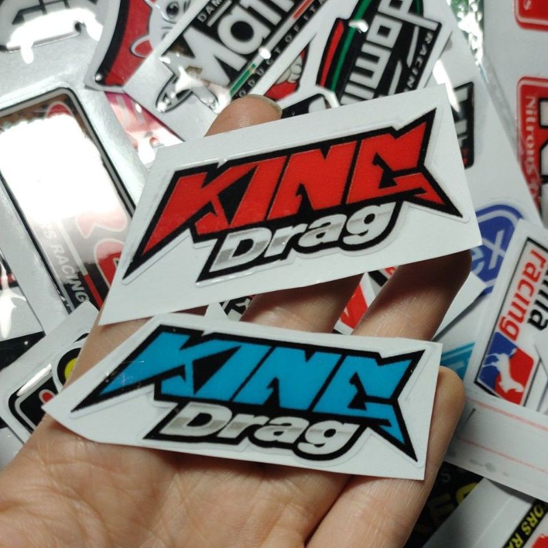 Sticker Nổi PVC King Drag