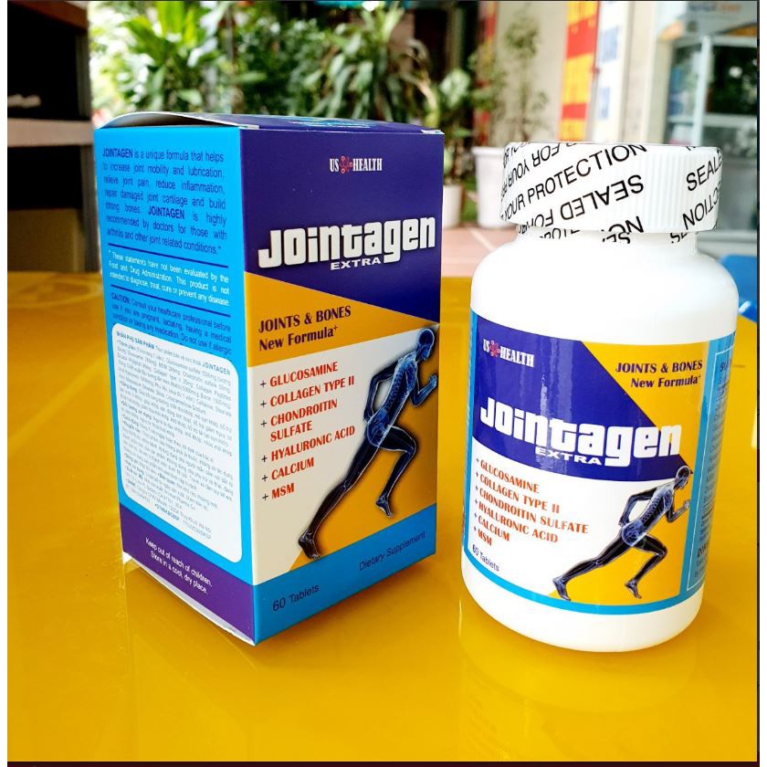 JOINTAGEN Viên uống bổ xương khớp ( Nhập khẩu chính hãng MỸ) Lọ 60 viên