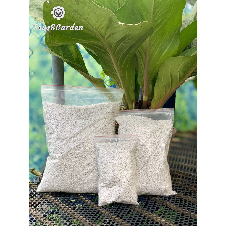 Đá Trân Châu Perlite Chất Trồng Cây Ăn Thịt Cây Bắt Mồi Giúp Cây Phát Triển Tốt, Thoán Khí Ngăn Ngừa Bệnh Thối Rể 500g