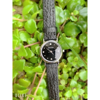  Đồng hồ nữ si Nhật hiệu Nice Claup mặt đen 