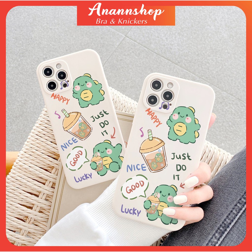 Ốp Lưng Iphone Hình Godzilla Dễ Thương Cạnh Vuông 7plus/8/8plus/x/xs/11/11pro/11promax/12/12pro/12promax/plus/promax