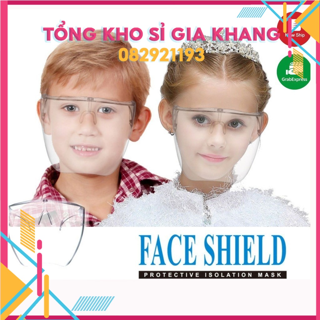 SP0910 Kính chắn giọt bắn trẻ em / kid che hết mặt FACE SHIELD chống giọt bắn phòng dịch