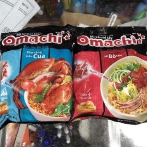 Set 5 Gói Mì Omachi sườn/bò