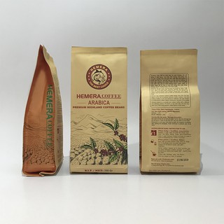 Cà phê hạt 100% Arabica Cầu Đất Rang mộc Hemera (Gói 250Gr)