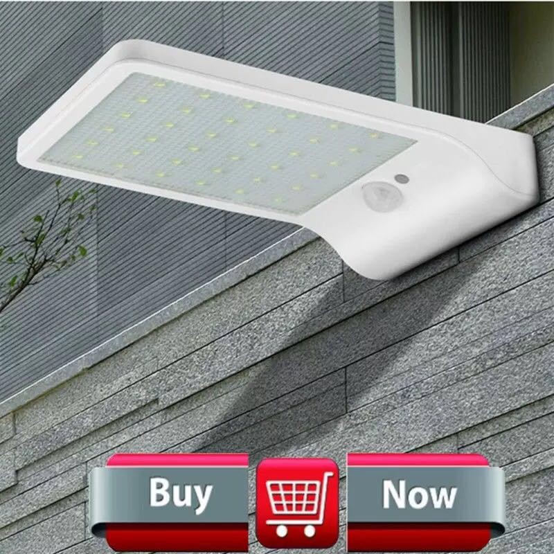 ĐÈN LED NĂNG LƯỢNG MẶT TRỜI CẢM BIẾN CƠ THỂ VÀ ÁNH SÁNG - 48LED