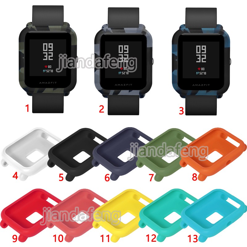 Silicone Vỏ Silicon Bảo Vệ Cho Đồng Hồ Thông Minh Huami Amazfit Bip Bit Pace Lite Youth