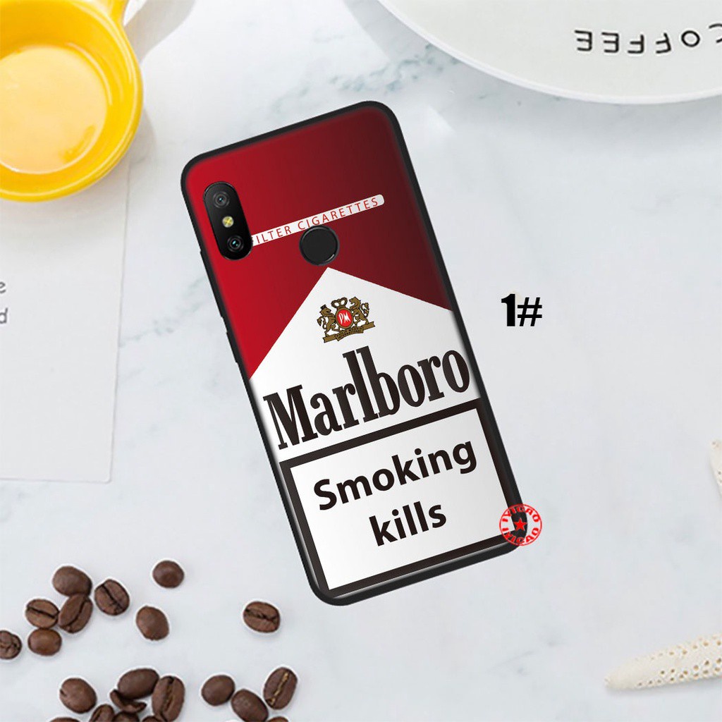 Ốp Điện Thoại Silicon Mềm Hình Marlboro Cho Xiaomi Redmi Note 7 8 10 Pro Max 8t 92lo