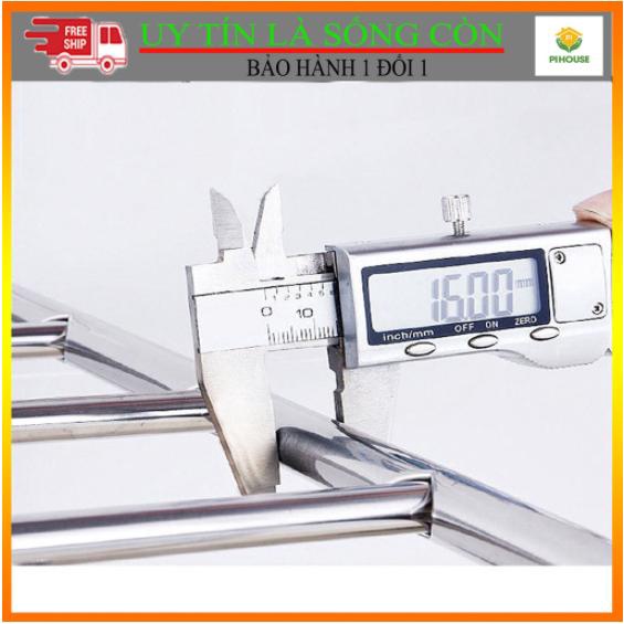 Kệ Treo Nồi Nhà Bếp, Kệ Để Xoong Nồi Chảo INOX 5 Tầng Nâng Cấp