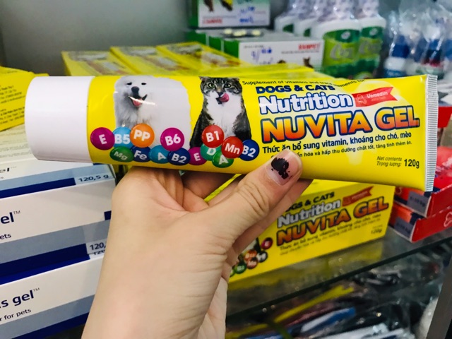 Gel dinh dưỡng Nuvita Gel 120g cho chó mèo
