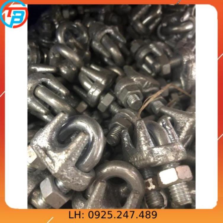 Khoá cáp phi 12 (ốc xiết cáp phi 12) cáp thép giá sỉ