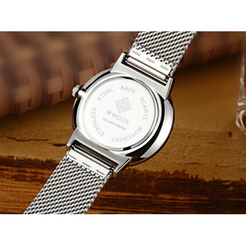 Đồng Hồ Nam WWOOR 8826 Máy Nhật Dây Thép Mành Cao Cấp - Nhiều Màu | BigBuy360 - bigbuy360.vn
