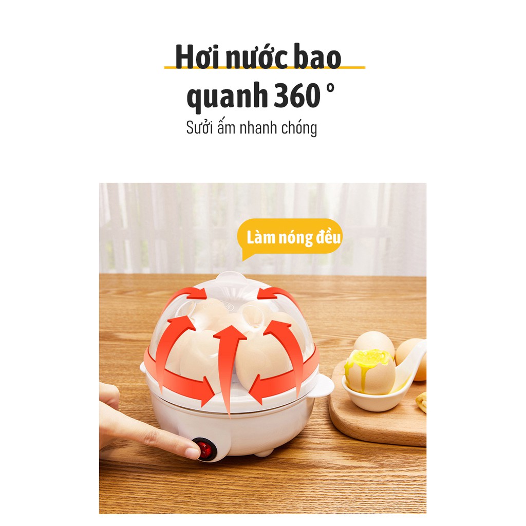 Nồi hấp thức ăn đa năng hấp trứng hấp thit rau củ quả 2 tầng tự ngắt điện - BH 3 tháng