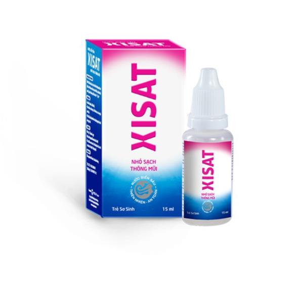 Xisat xịt mũi cho người lớn giúp làm thông thoáng mũi chai 75ml
