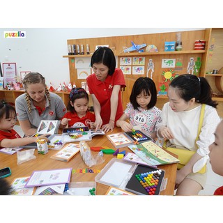 Đồ chơi Puzzlia Beads Puzzle Heart (Hình trái tim)