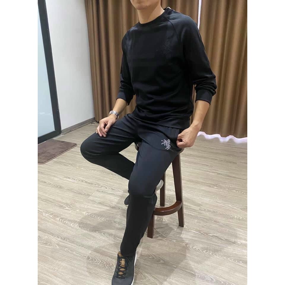 BÁN SỈ BỘ NAM CỔ TRÒN VÂN CHÌM IN NGỰA NAM03 | BigBuy360 - bigbuy360.vn