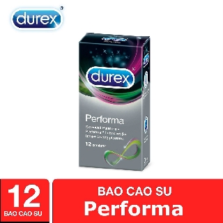 Bao cao su Durex Performa kéo dài thời gian hộp 12 chiếc