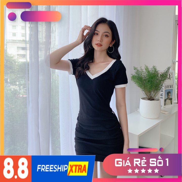 [VÁY BODY] Váy body chun eo v108