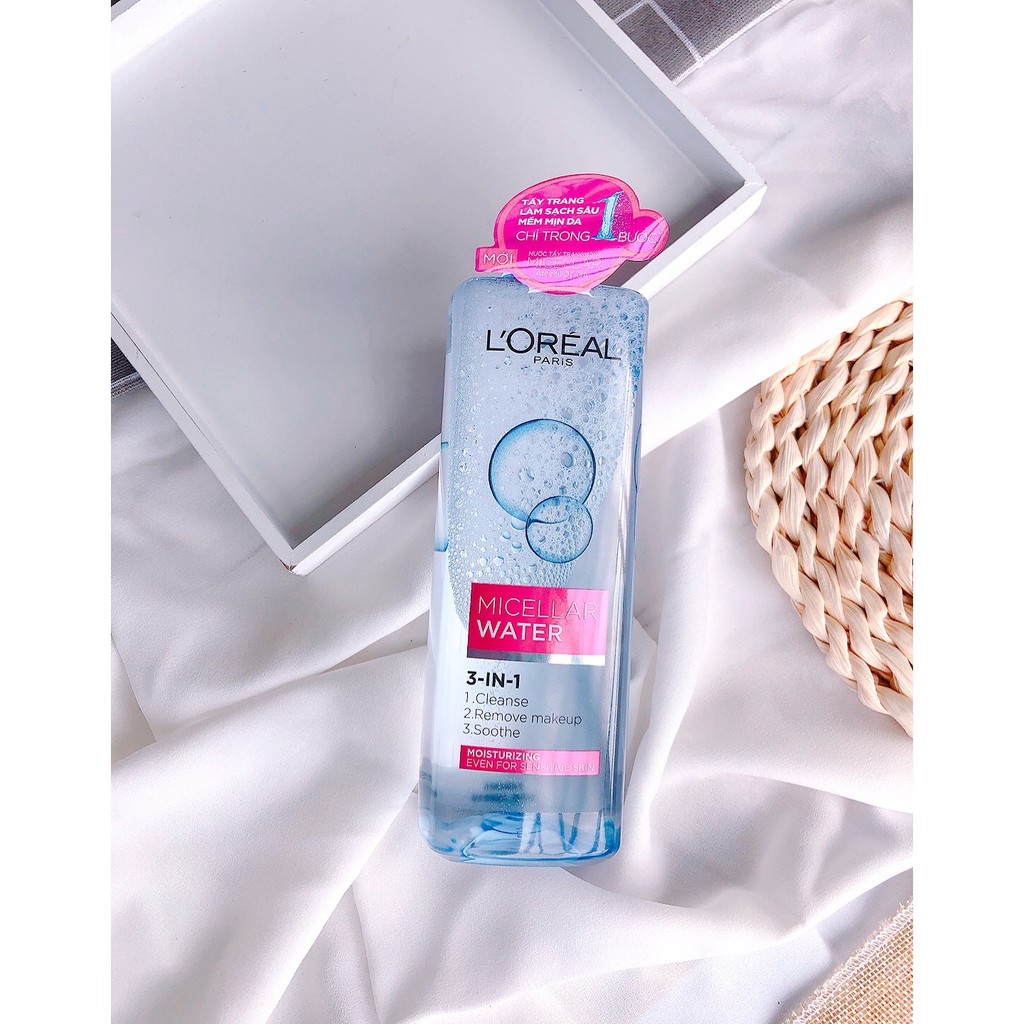 (AUTH) Nước tẩy trang L'Oreal Micellar Water 3-in-1 400ML | BigBuy360 - bigbuy360.vn