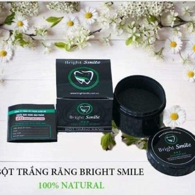 bột trắng răng thân tre