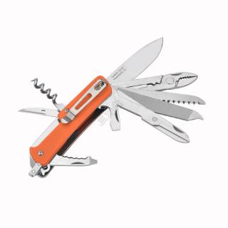 Dụng Cụ Đa Năng Sanrenmu WA761-A2 - Lưỡi thép Sandvik - Vỏ G10 Cam