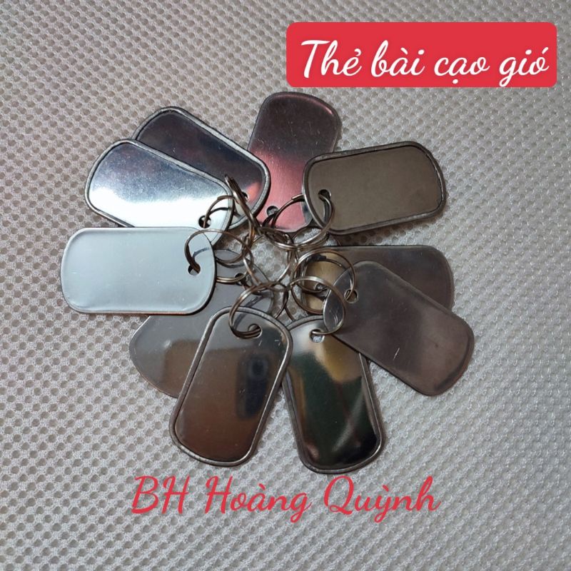 1 cái thẻ bài cạo gió inox.