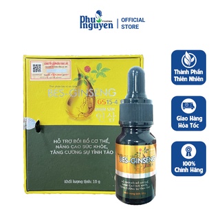 100% Nhân Sâm Lên Men Hàn Quốc Bồi Bổ Cơ Thể BES-GINSENG (Lọ 10ml)- Đạt chuẩn GMP