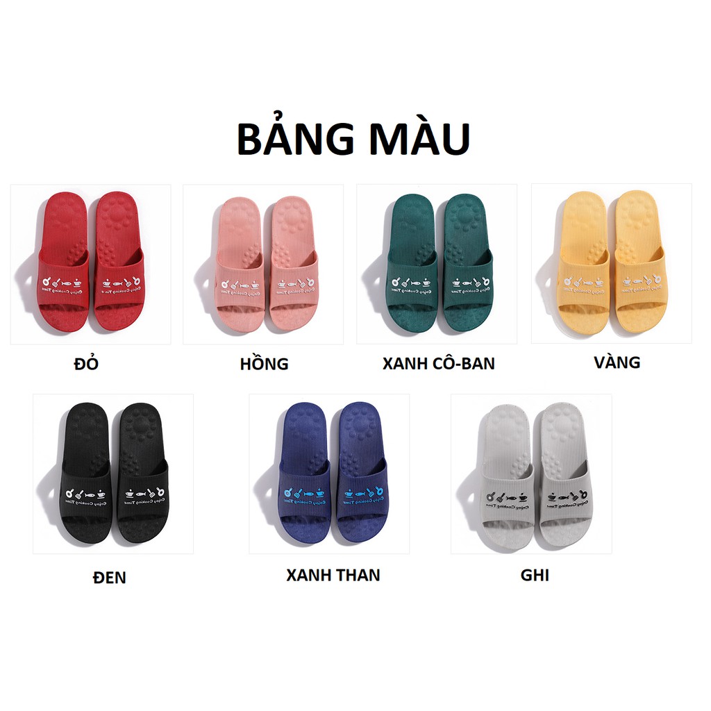 Dép đi trong nhà Enjoy cao su non cực kì êm ái siêu nhẹ siêu êm đàn hồi cao | BigBuy360 - bigbuy360.vn