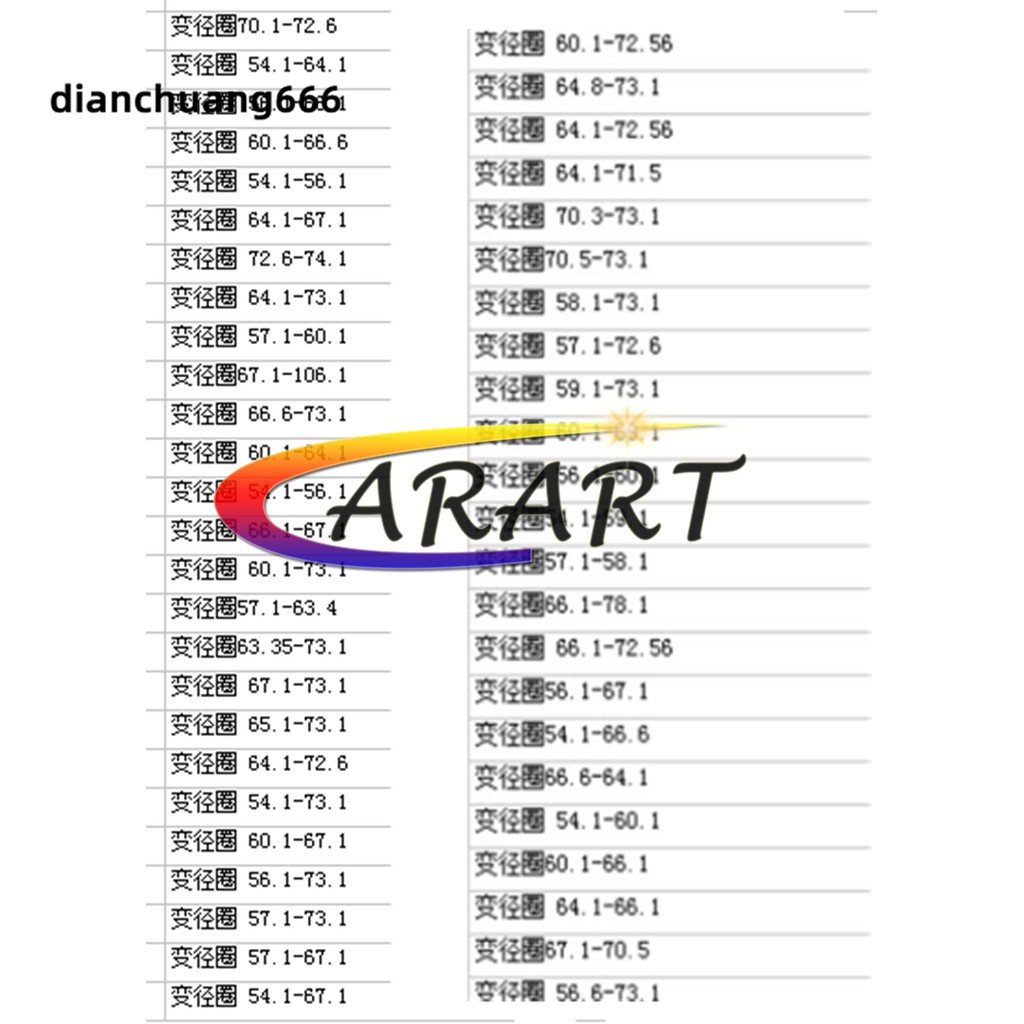 Bộ bánh xe 73.1 sang 67.1 chất lượng cao