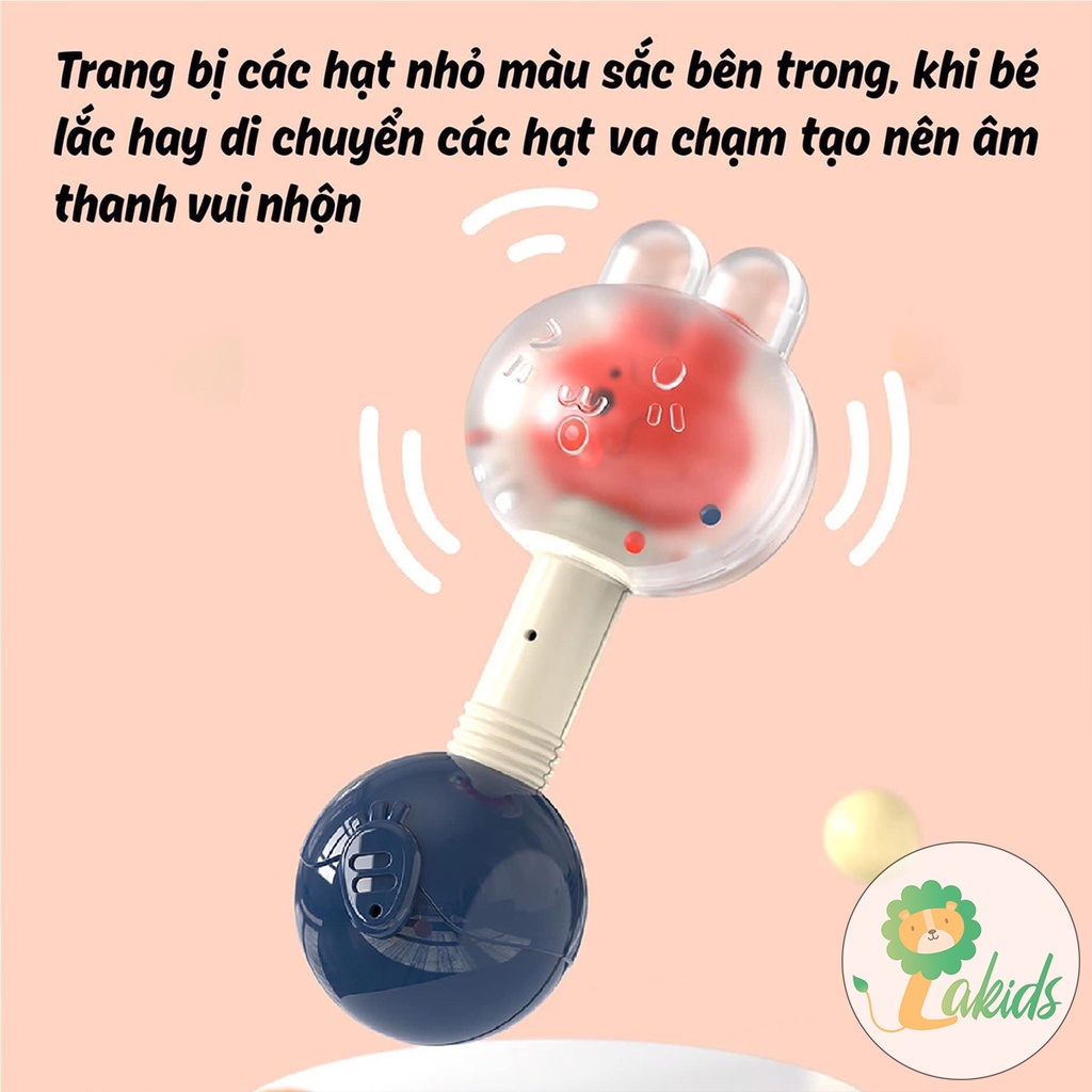 Xúc xăc gặm nướu cho bé UMOO bộ đồ chơi cho bé sơ sinh 10 chi tiết có hộp đựng - Lakids
