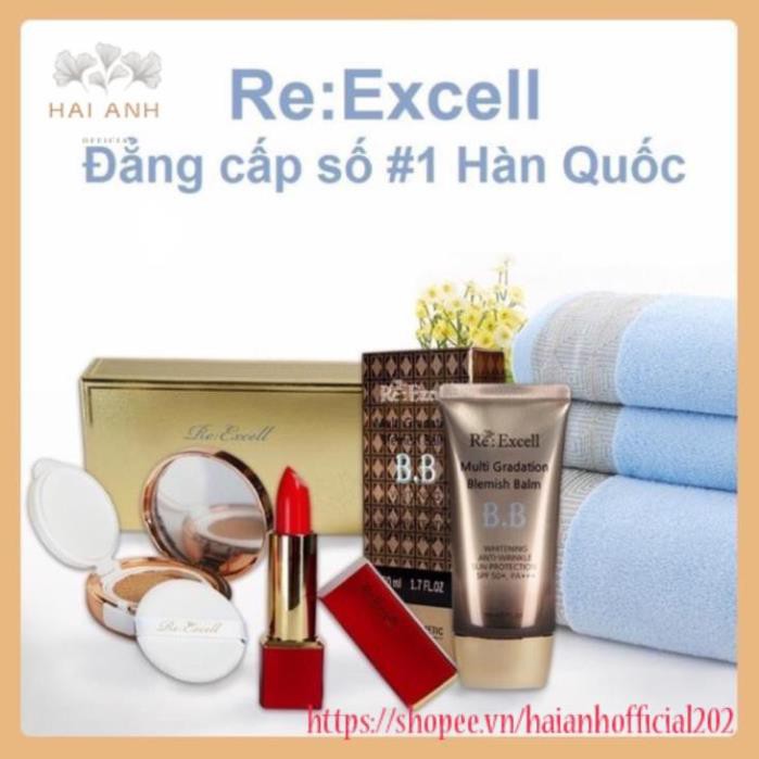 Combo trang điểm daily beauty- 1 phấn nước 4 son 1 kem nền