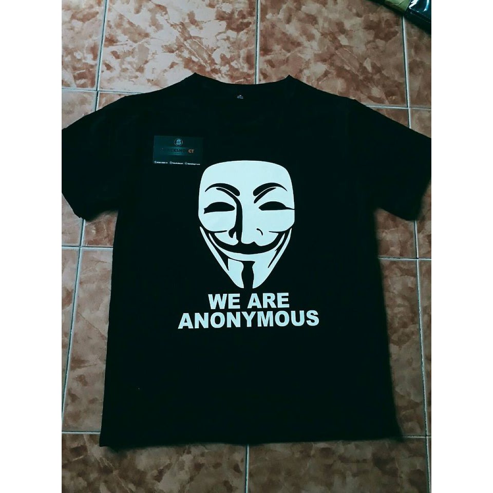 (SIẾU SALE) Áo thun Hacker Anonymous siêu chất