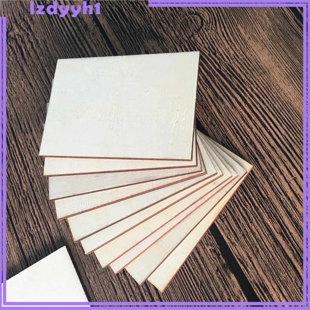 Set 30 Tấm Gỗ Hình Chữ Nhật In Chữ JoyDIY DIY