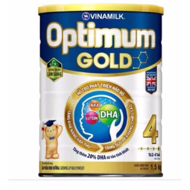 Sữa bột Optimum gold 4 1,5kg