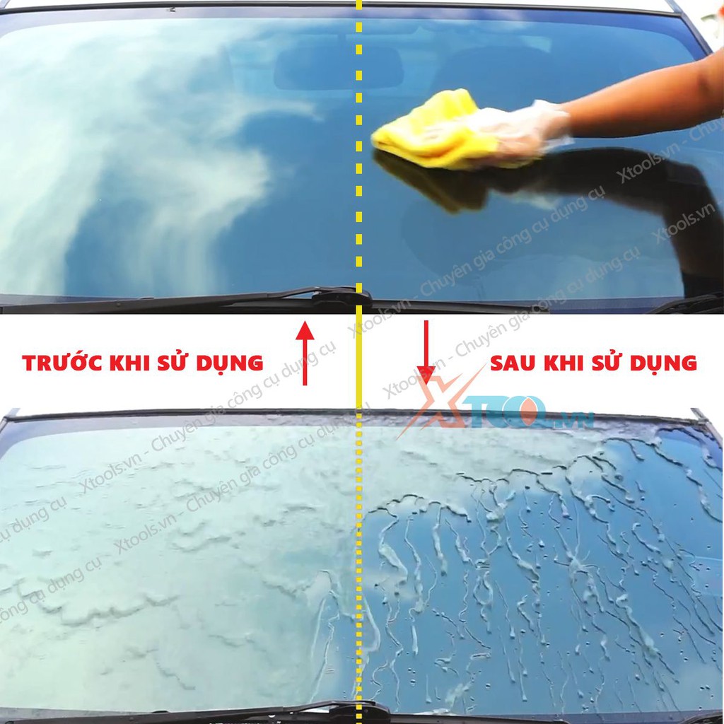 Dung dịch chống bám nước 3M Glass Coat Windshield 3M 08889LT 200ml chất trượt nước kính xe không gây ố và ăn mòn